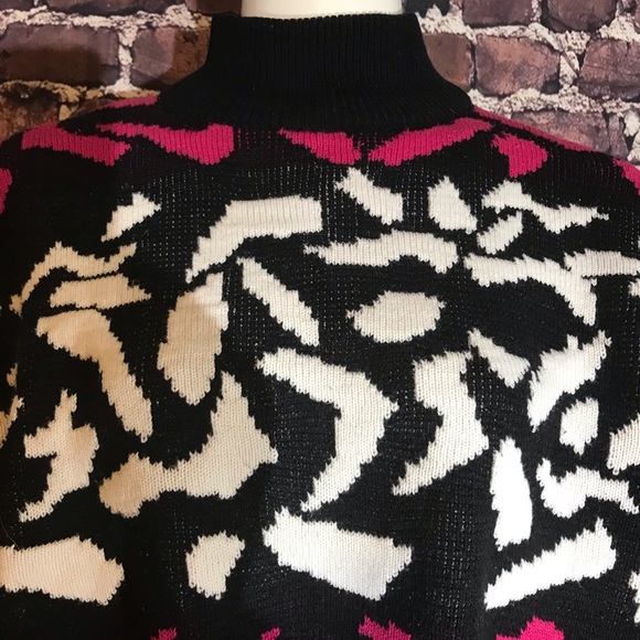 Vintage mock turtleneck sweater - Picture 2 of 4